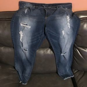 Plus size jeans bundle and pants size 22 5 pairs